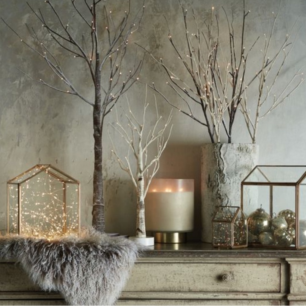 2’ Arhaus furniture aurora lit tree foot new in box. SOLD OUT - Picture 2 of 6